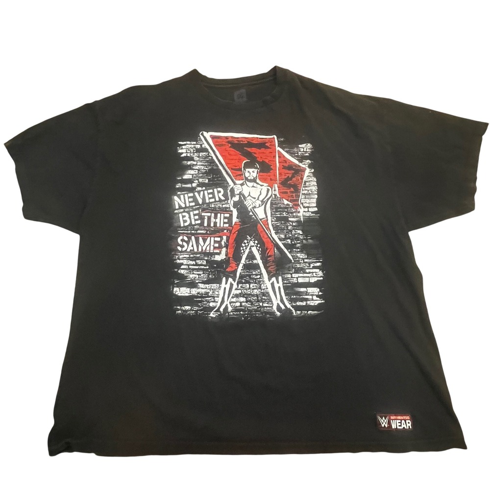 WWE Sami Zayn Never Be The Same Graphic T-Shirt Mens‎ 3X Black Wrestling Tee